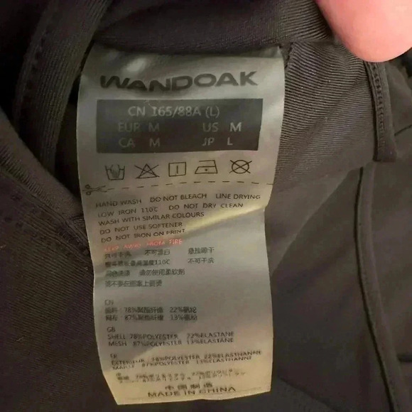 Wandoak Athletic Black Sports Bra Front Zipper M - Picture 5 of 6